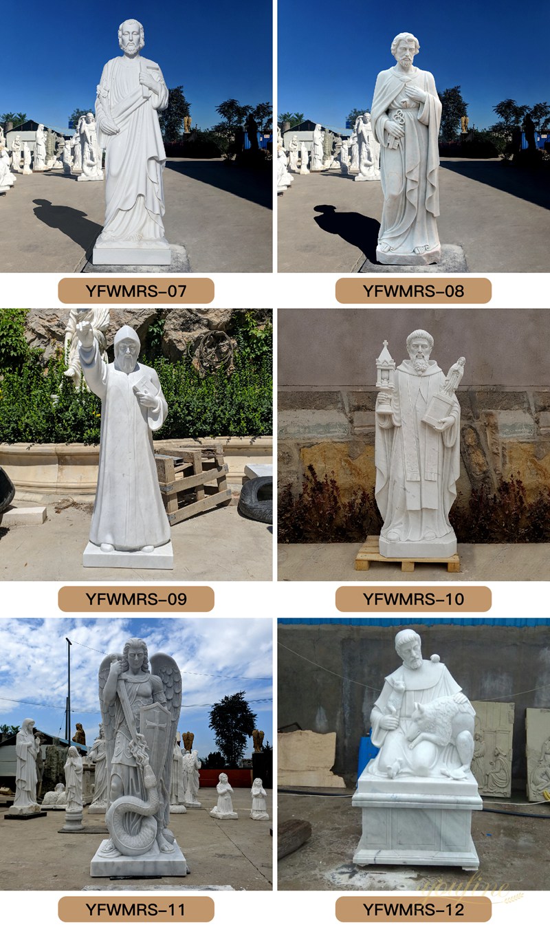 youfine marble religious Saint statue for sale