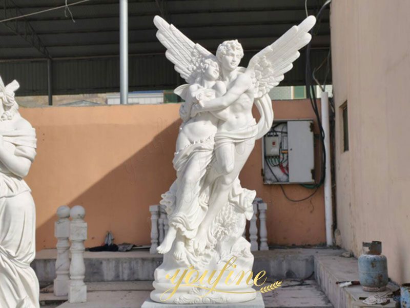 Marble Apollo and Daphne Statue