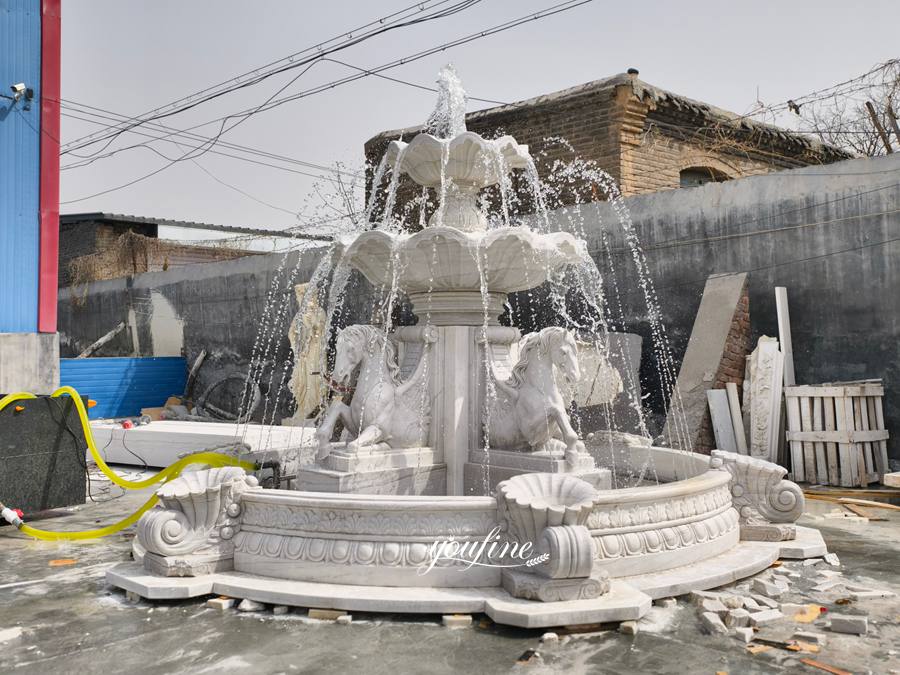 Horse Fountain Test Water