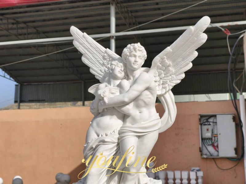 Marble Apollo and Daphne Statue