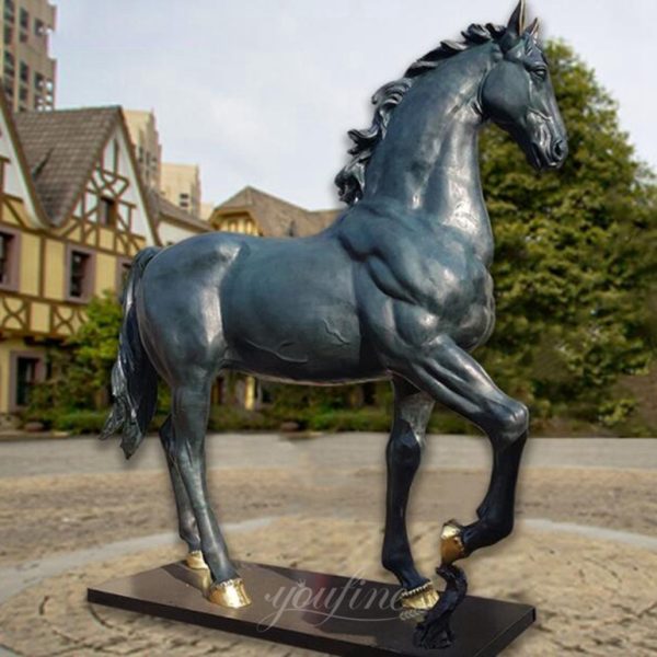 Life Size Bronze Horse Standing Statue for Sale BOKK-76