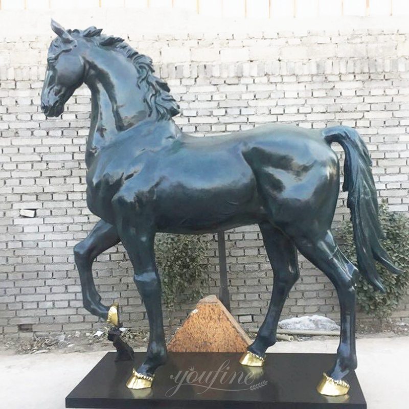 life size bronze horse sculptures