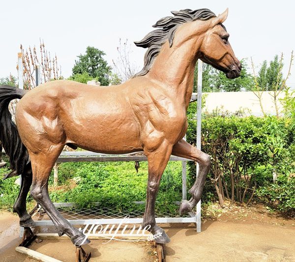 life size bronze horse statue for sale