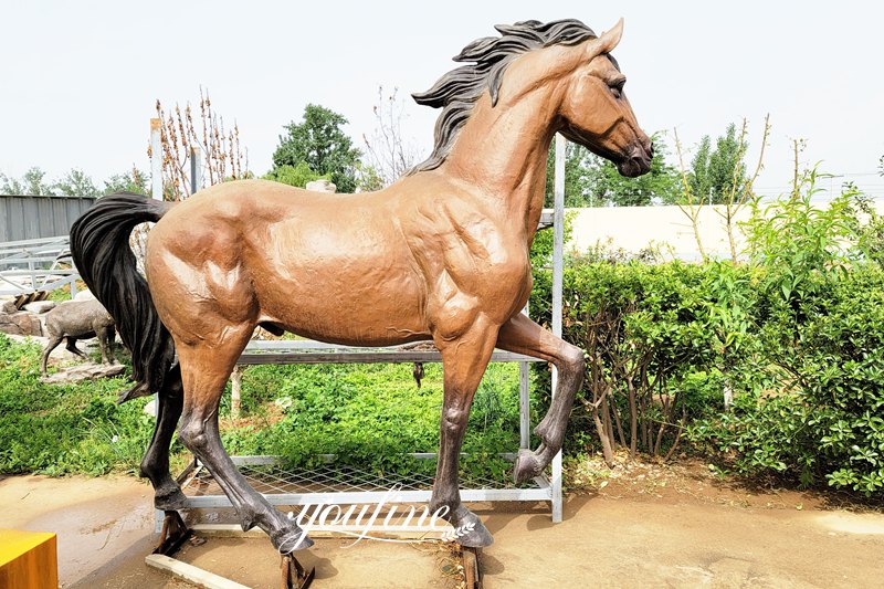 life size bronze horse statue for sale