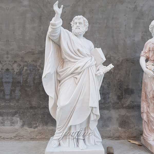 Famous Religious Garden Sculpture of The First Christian Pope Saint Peter Statue for Outdoor Decoration for Sale CHS-361