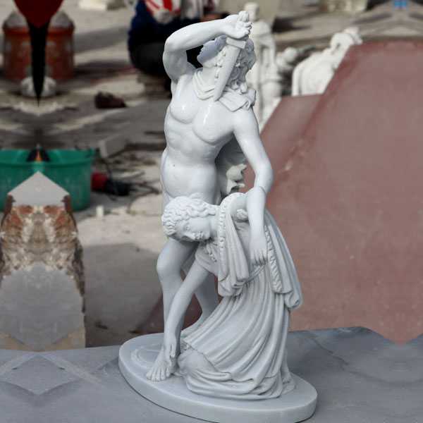 Famous marble statues of the Galatian Suicide