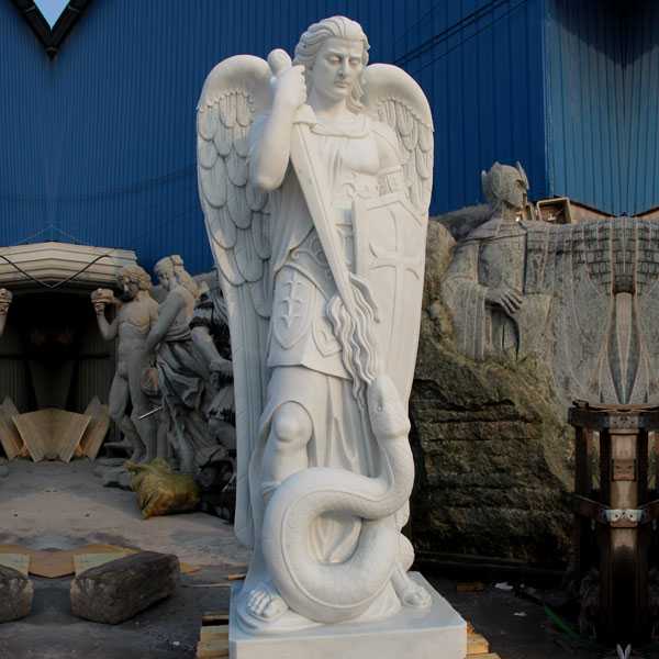 Life Size Famous Catholic Church Statue Archangel of Saint Michael Outdoor Statues for Sales