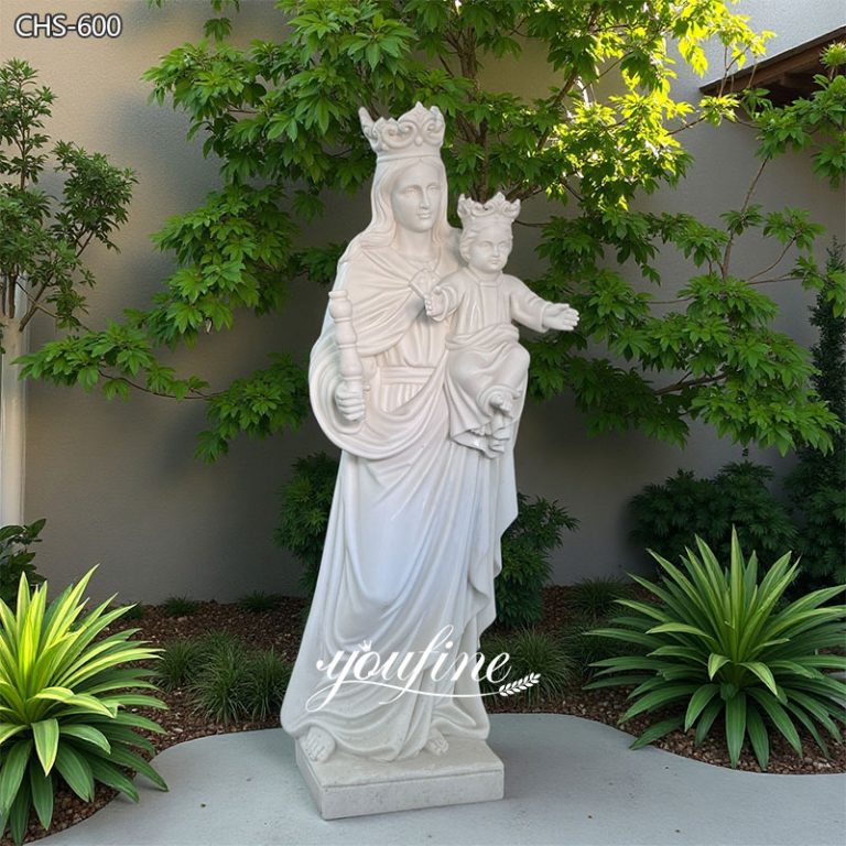 Life Size Our Lady of Perpetual Help Marble Statue