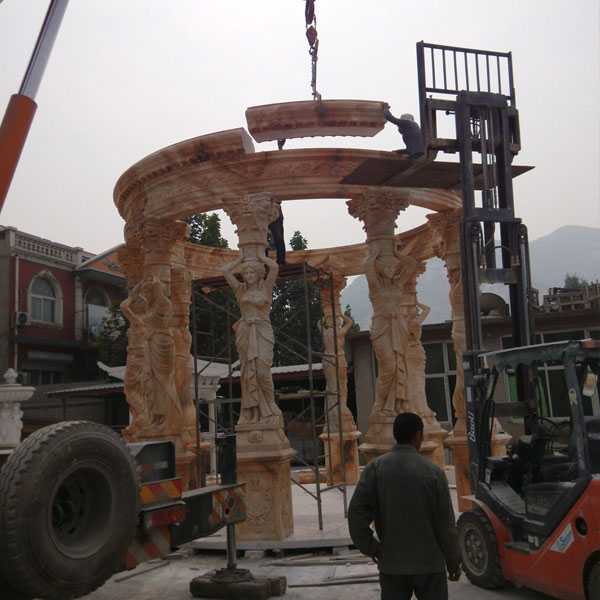 Marble gazebo trial installation