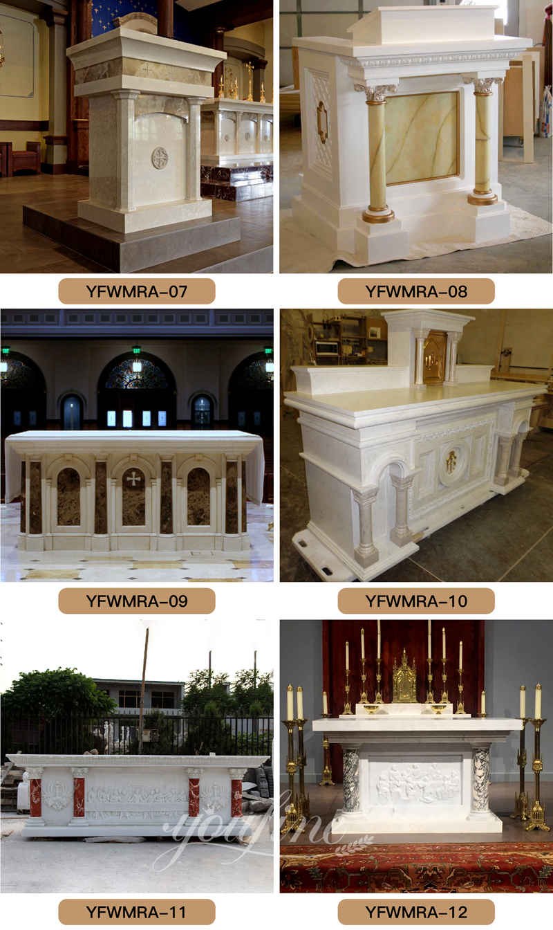 Modern luxury catholic church altar table design for sale