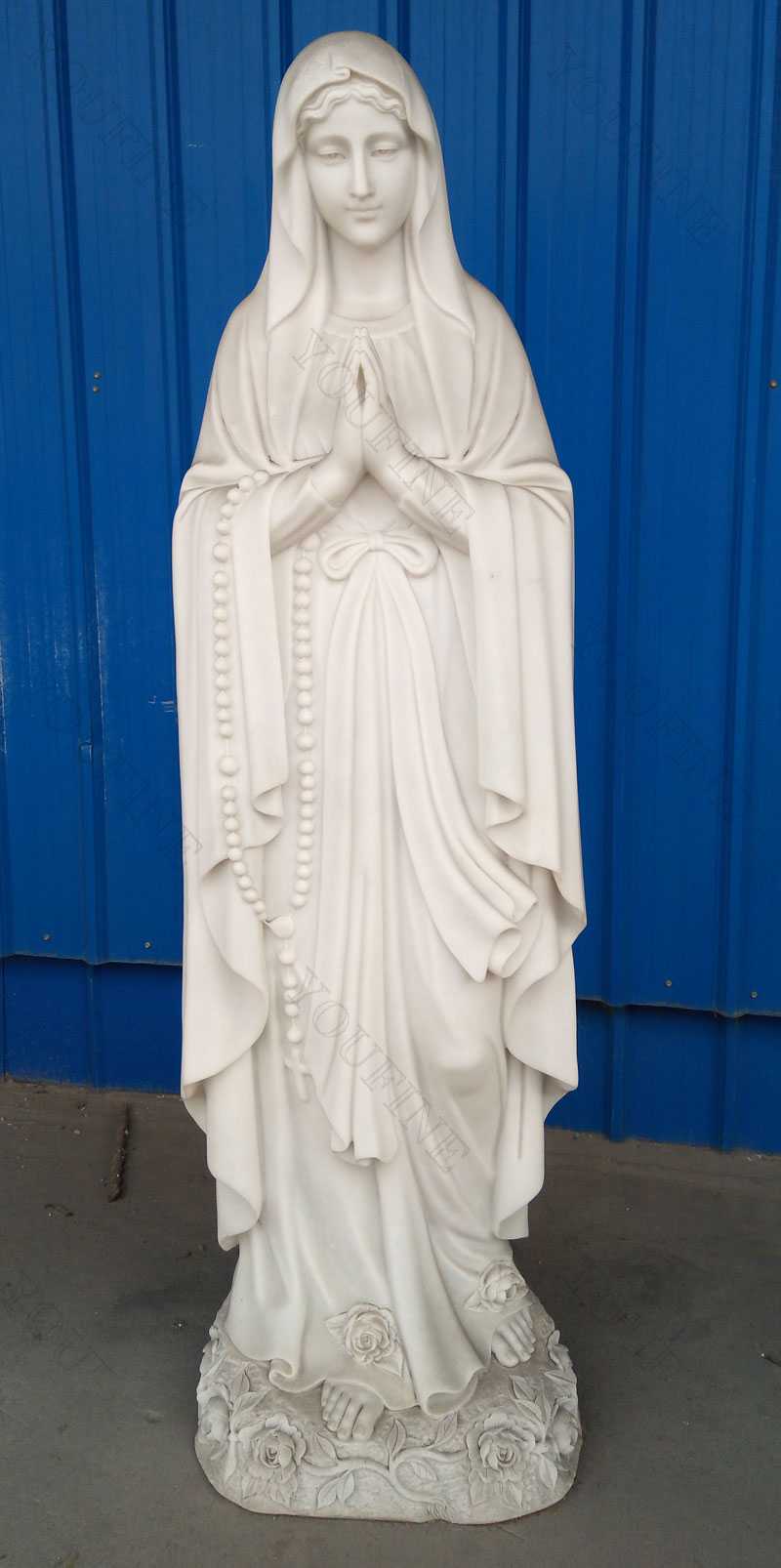 catholic religious statue life size of our lady of mary statue preyer for sale