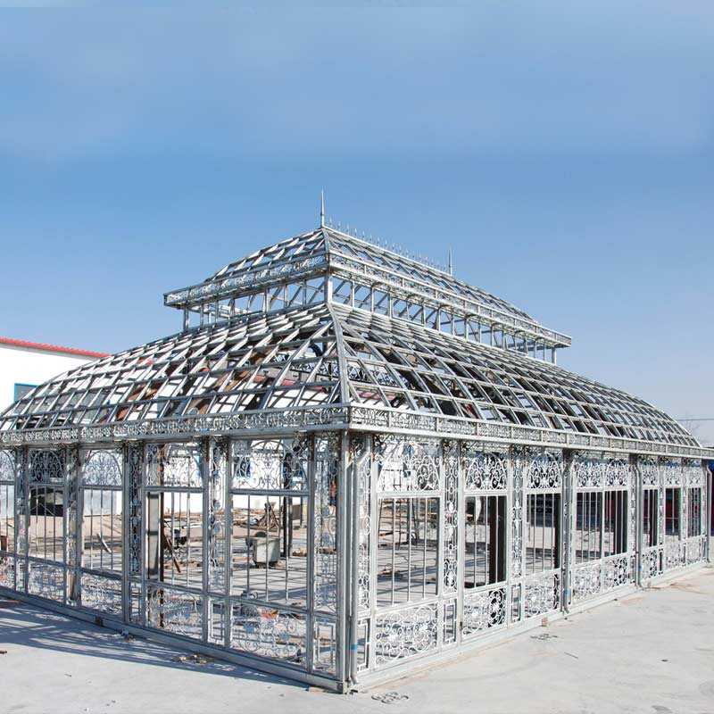 Giant Outdoor Wrought Iron Gazebo for Wedding Ceremony for Sale IOK-97