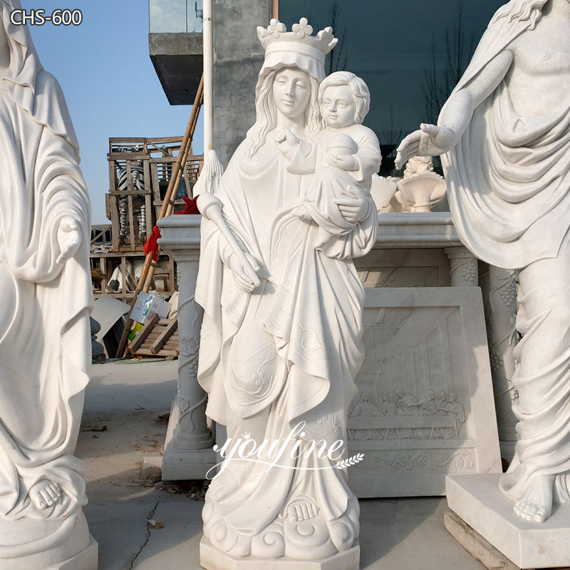 our lady of perpetual help marble statue