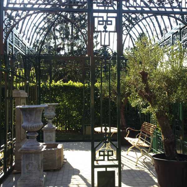 outdoor decoration wrought iron gazebo for sale