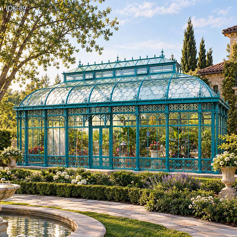 Außengewächshaus aus Glas für Villa