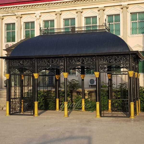 Buy outdoor metal art antique cast iron gazebo for wedding designs for sale