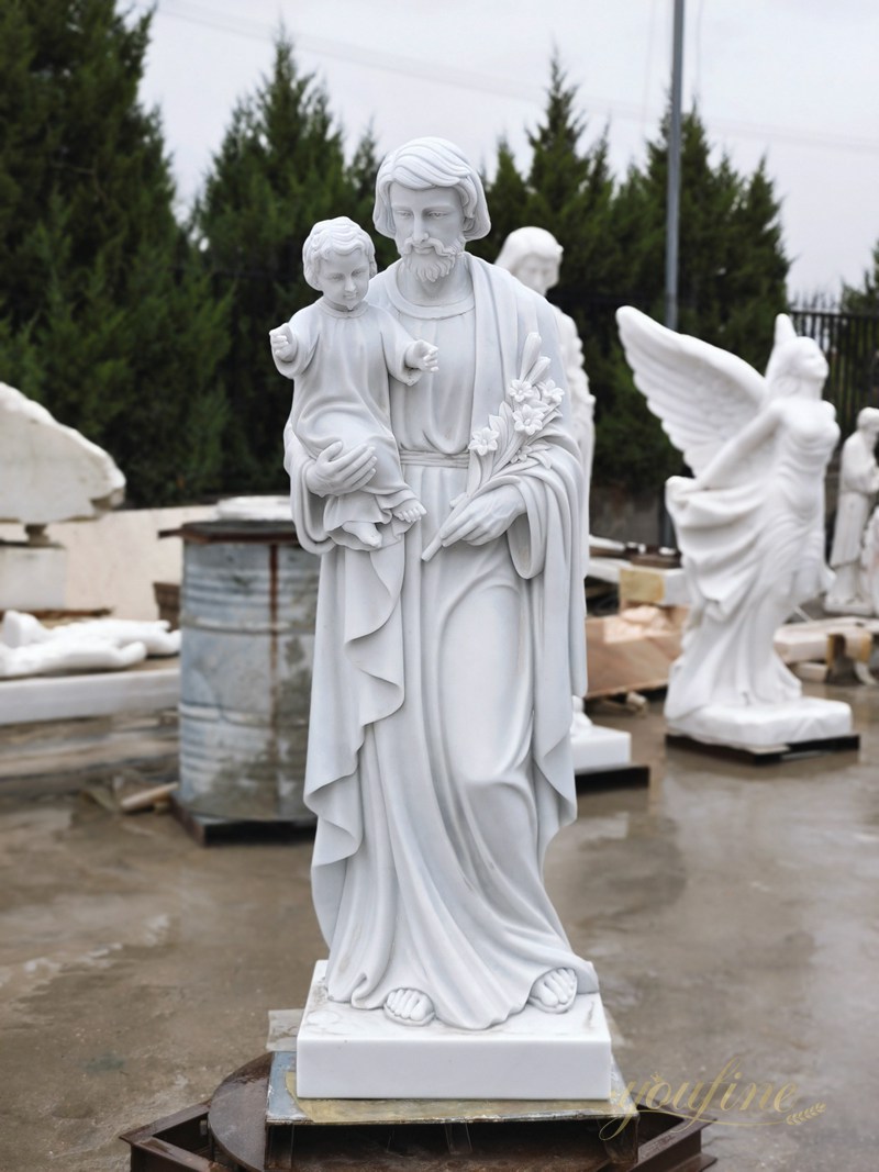 Life size catholic saint religious sculptures of St. Josep