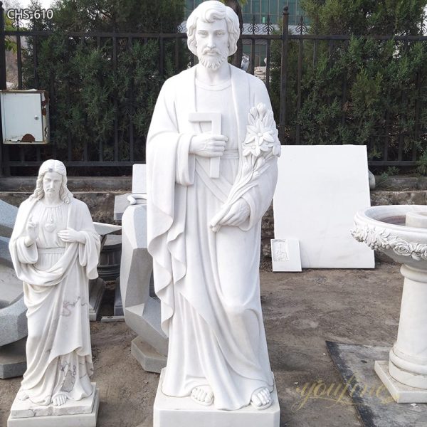 Life size catholic saint religious sculptures of St. Josep