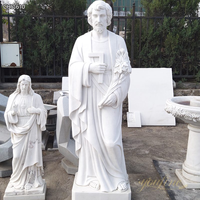 Life Size Catholic Saint Religious Sculptures of St. Joseph for Church CHS-610