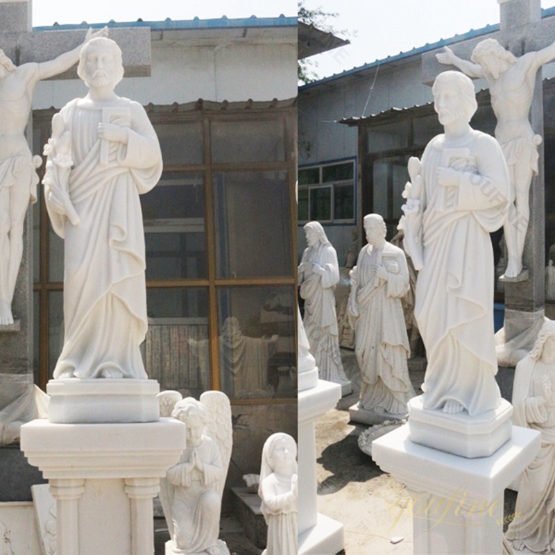Life size catholic saint religious sculptures of St. Josep