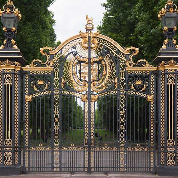 Modern large sliding garden gate design wrought iron driveway gates for sale