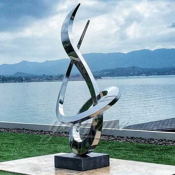 Modern Large Outdoor Stainless Steel Metal Sculpture for Outdoors SSSA-03