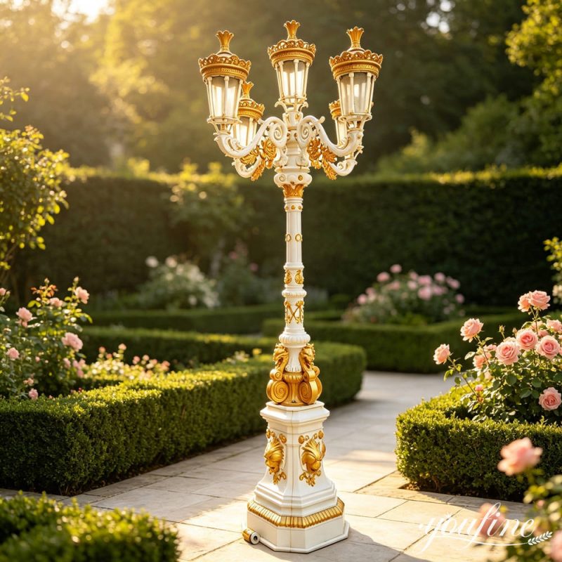 Victorian Cast Iron Lamp Post for garden