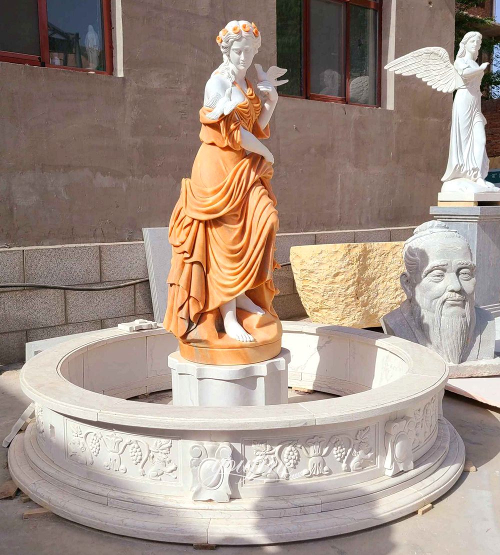 Woman with a Dove Fountain