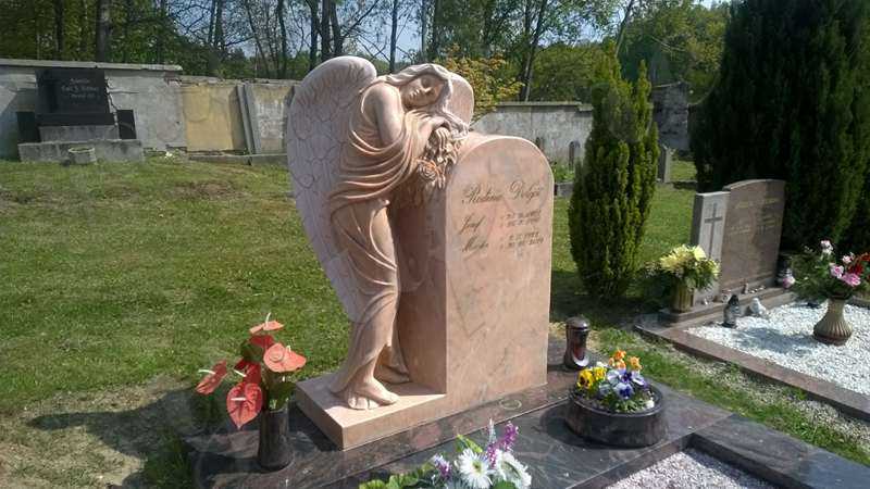 angel cemetery statues headstone designs