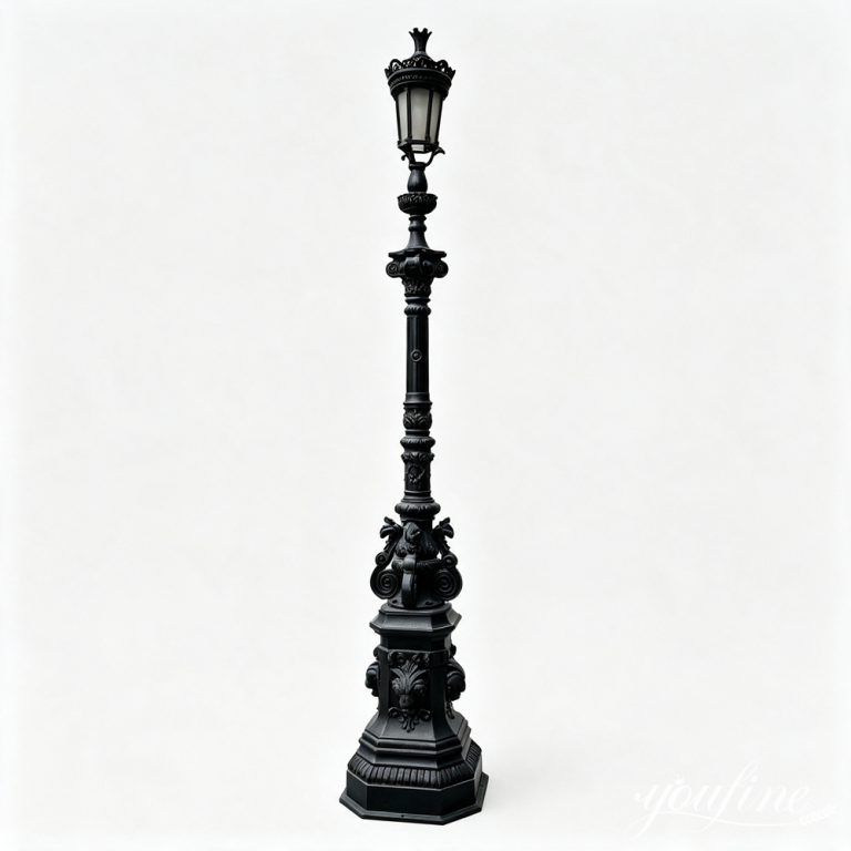 Single Head Cast Iron Lamp Post IOK-144