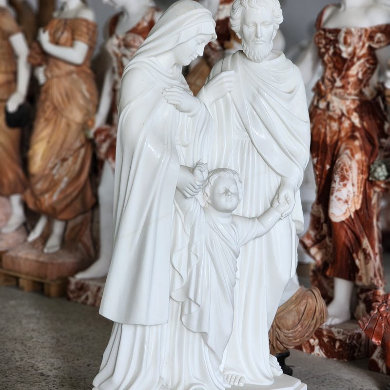 large holy family statue