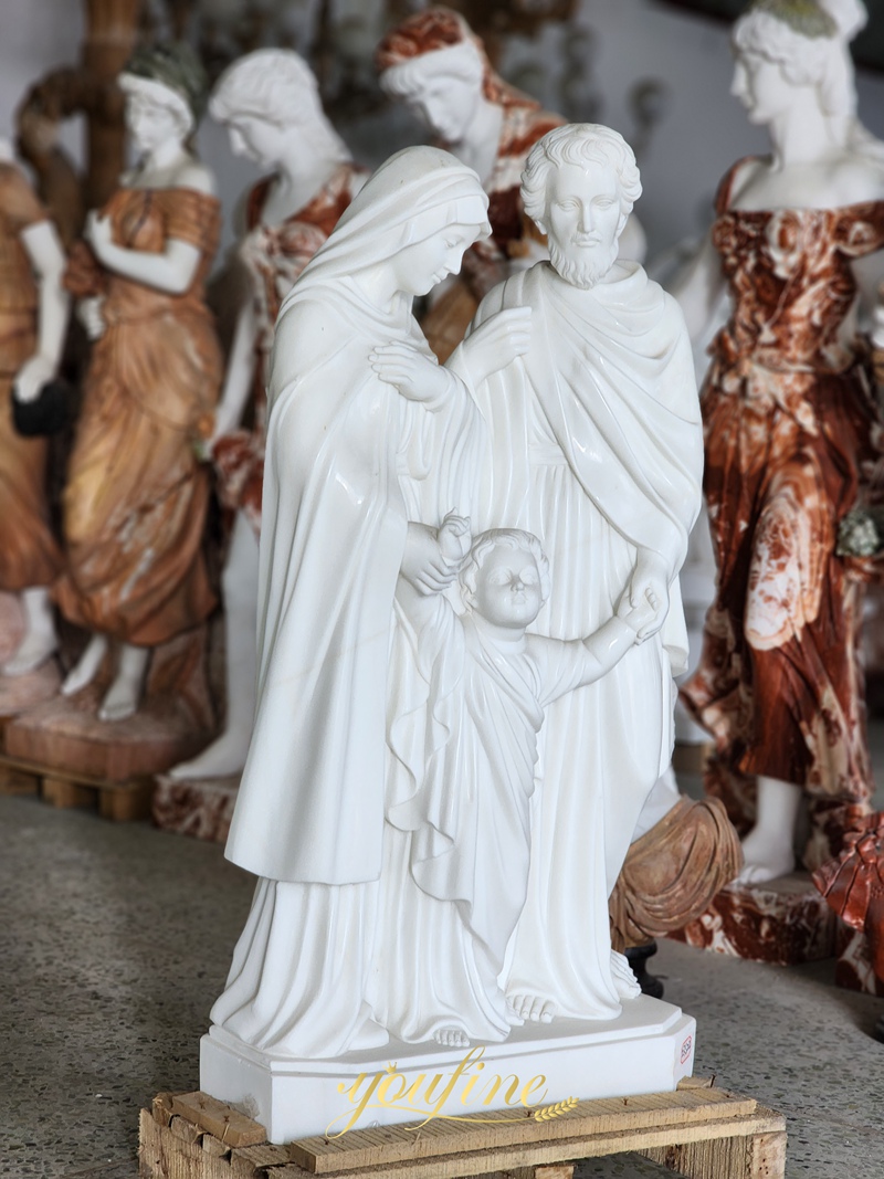 large holy family statue