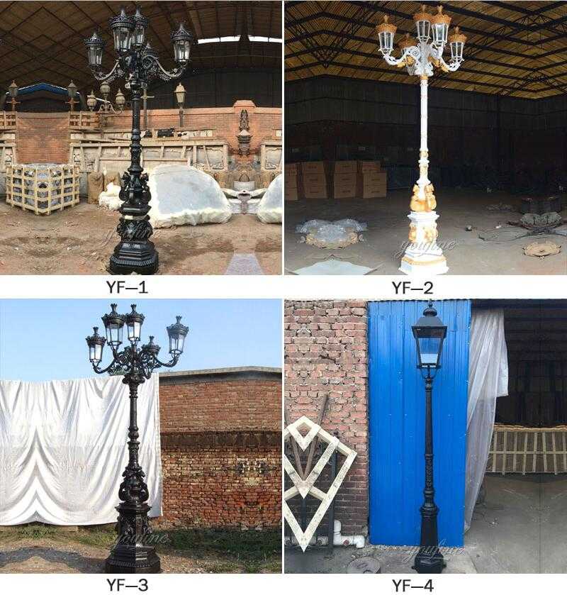 metal lamp posts for sale