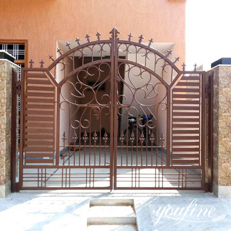 metal wrought iron gates designs for sale