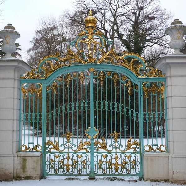 outdoor modern large decorative double metal driveway garden gates prices for sale