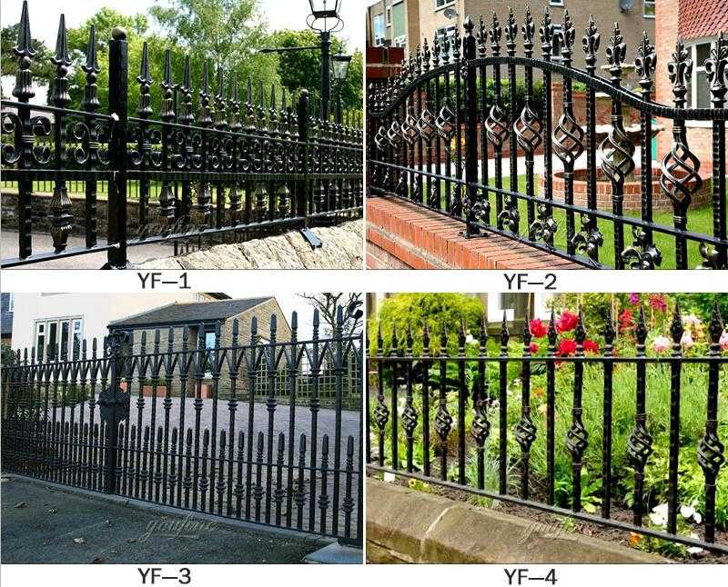 wholesale wrought iron fence panels for sale