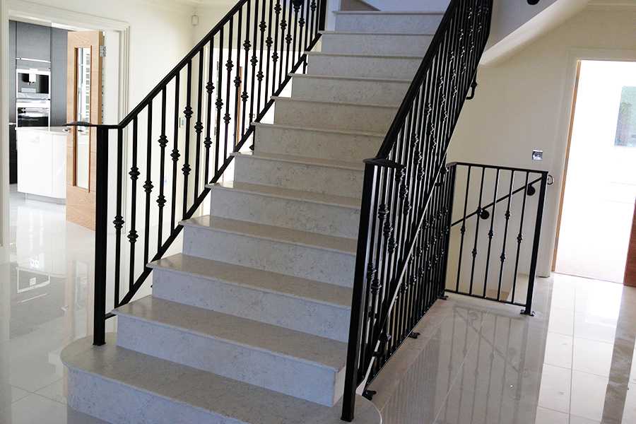 Spacing requirements for you iron railing