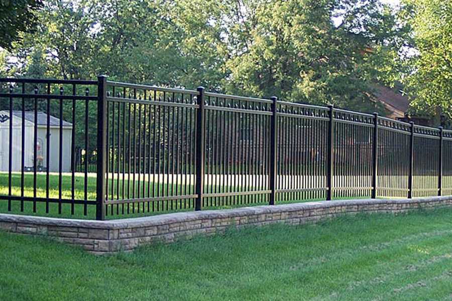Factory supply cheap metal wrought iron fencing panels for garden guardian design for sale--IOK-210