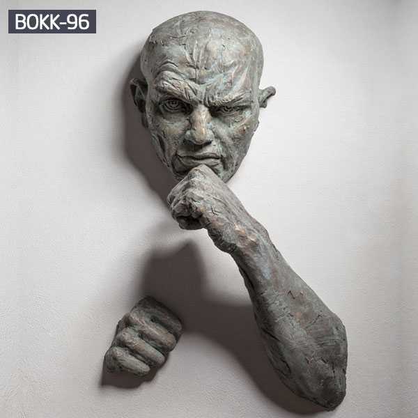 Famous indoor bronze wall sculpture custom size of famous artist Matteo Pugliese replica for sale BOKK-96