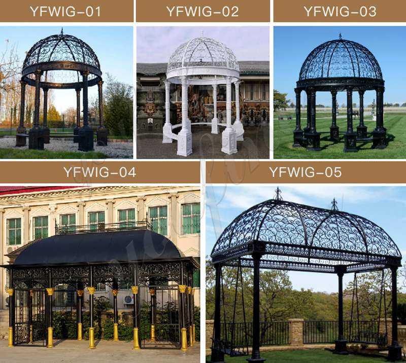 large grand garden metal gazebo forsale