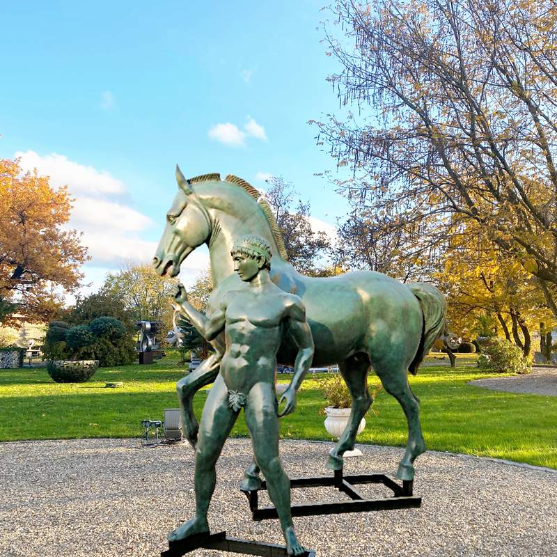 life size bronze horse sculptures