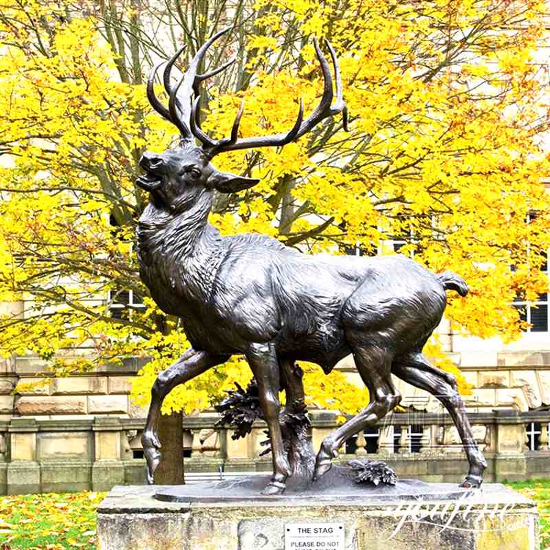 metal deer statue-YouFine Sculpture