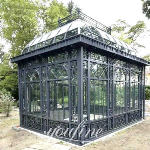 metal garden pavilion-YouFine sculpture