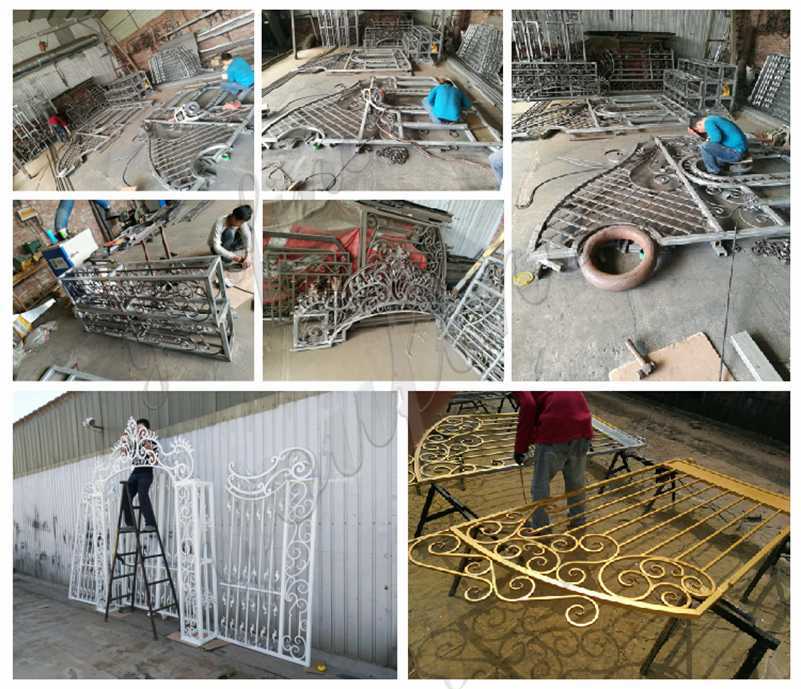 process of Wrought Iron Balustrades