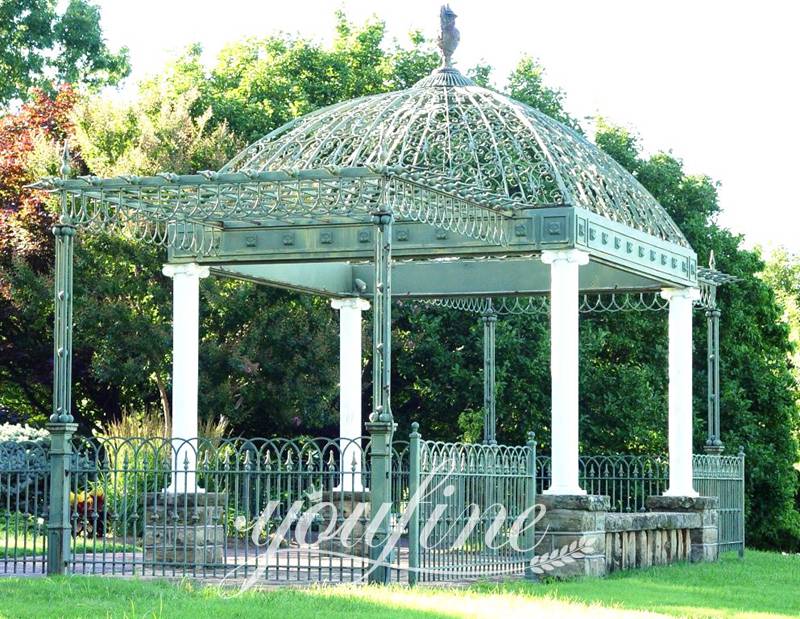 wrought iron gazebo for sale-YouFine sculpture