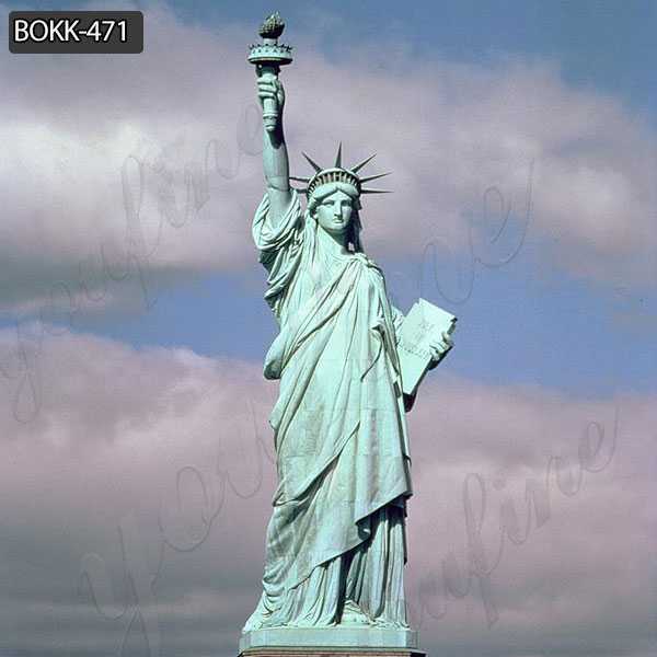 Antique Bronze Statue of Liberty