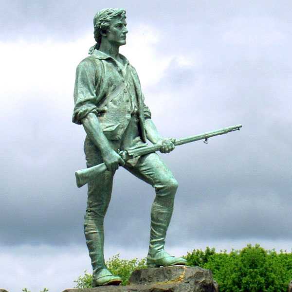 Could You Tell Me These 4 Famous Bronze Soldier Sculptures of the American Revolutionary War?