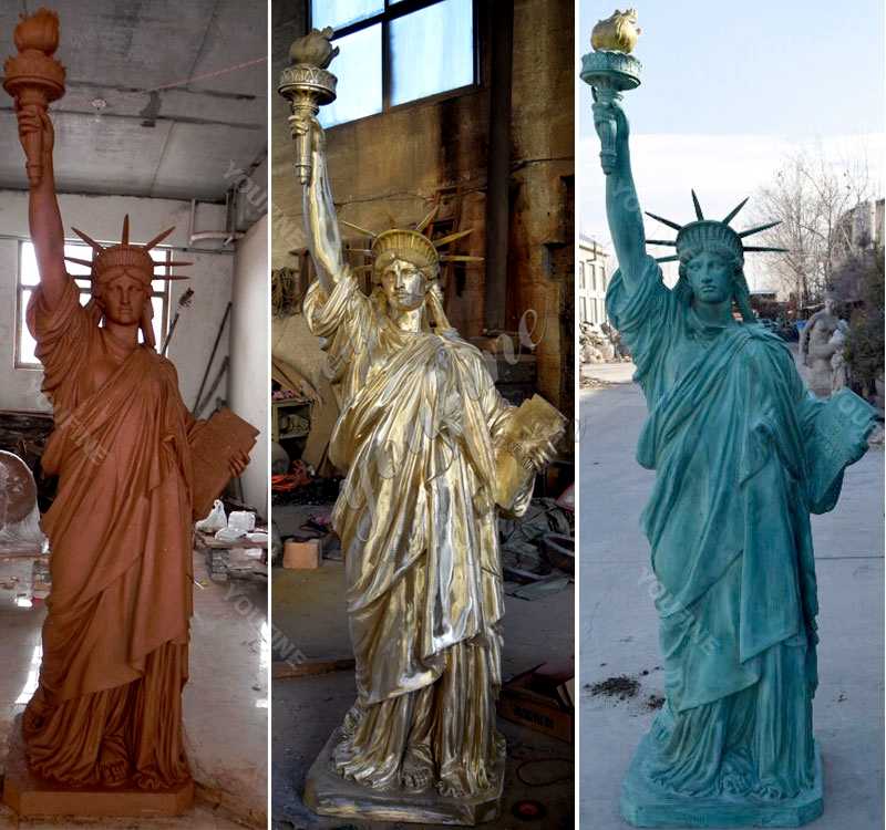 Buy world famous statues replica antique bronze statue of liberty replica for sale from China--BOKK-471