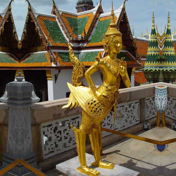 Famous sculpture large bronze statue of a kinnara for sale