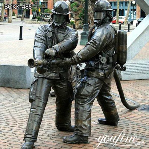 Firefighter Sculptures Detail: